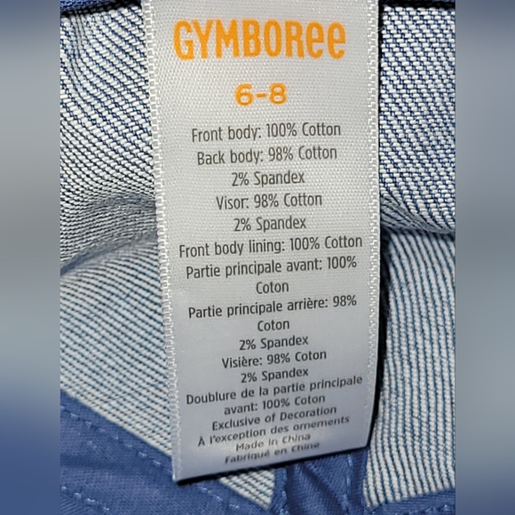 🚛 Gymboree Demolition Dude Boys Embroidered Cotton Hat Cap Size 6 7 8 Years - Picture 4 of 7